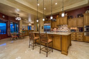 kitchen in luxury home built by Nucleus Construction