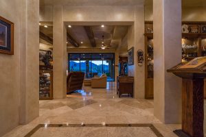 hallway entrance luxury home builder in Scottsdale